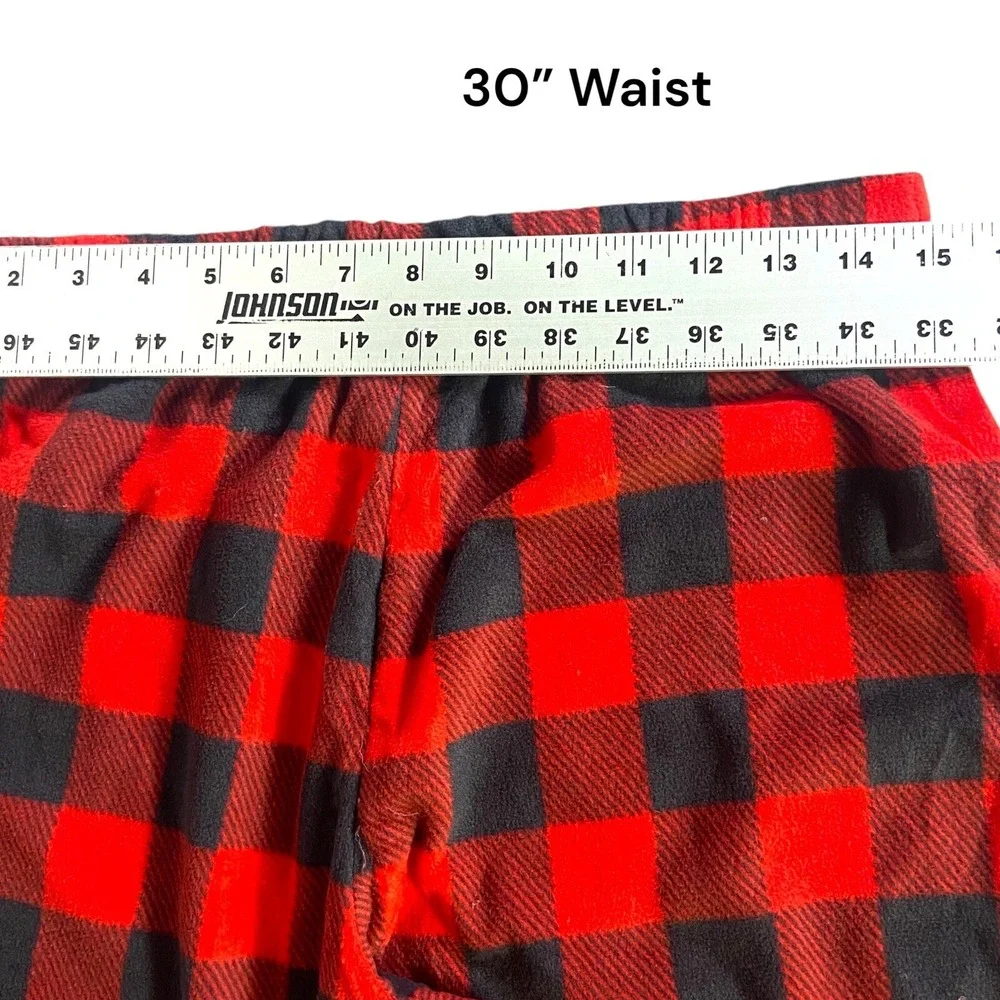 Wondershop Women Red Buffalo Check Fleece Matching Family Pajama Pants Sz‎ S NWT